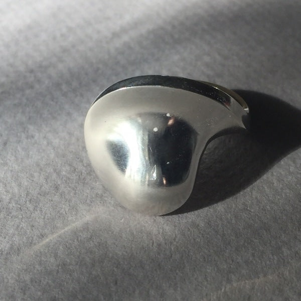 Estate Hans Hansen Sterling Silver Modernist Ring Size US 7.5