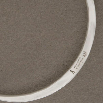 Fausing Sterling Silver Neck Ring by Ove Wendt