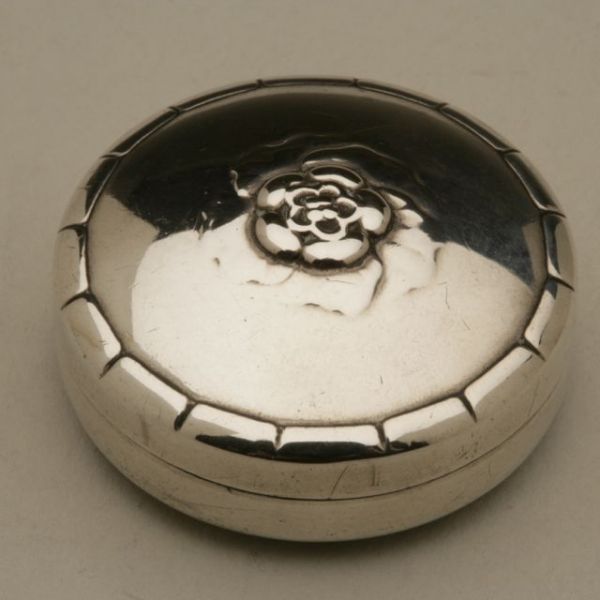 Georg Jensen Sterling Silver Pill Box No. 79