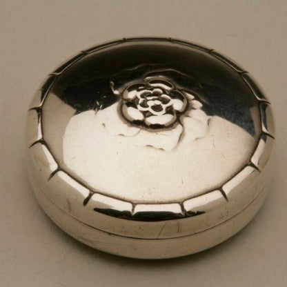 Georg Jensen Sterling Silver Pill Box No. 79