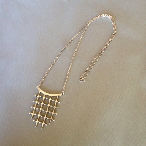 David Andersen Sterling Silver Modernist Pendant by Marianne Berg Uni