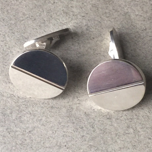 Georg Jensen Sterling Silver Cufflinks No. 106 by Andreas Mikkelsen