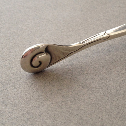 Estate Georg Jensen Sterling Silver Small Ornamental "Snail" Spoon No. 50