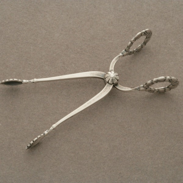 Estate Georg Jensen Sterling Silver "Lily of the Valley" Sugar Tongs