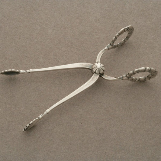 Estate Georg Jensen Sterling Silver "Lily of the Valley" Sugar Tongs