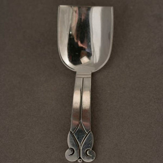 Estate Hector Aguilar 940 Silver Handwrought Tea Caddy Spoon