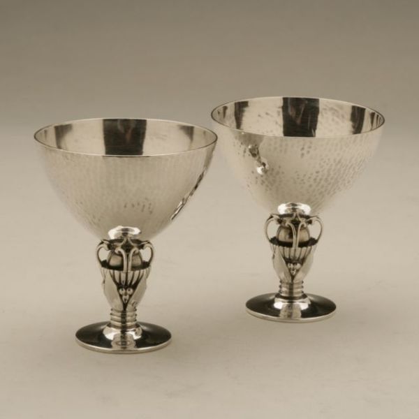 Pair of Georg Jensen cordials no. 572D