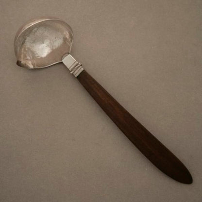 Estate William Spratling Sterling Silver Very Rare Soup Ladle with Rosewood Handle (12.5 Inches Long)