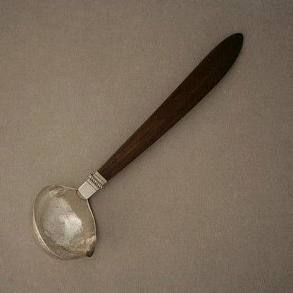 Estate William Spratling Sterling Silver Very Rare Soup Ladle with Rosewood Handle (12.5 Inches Long)