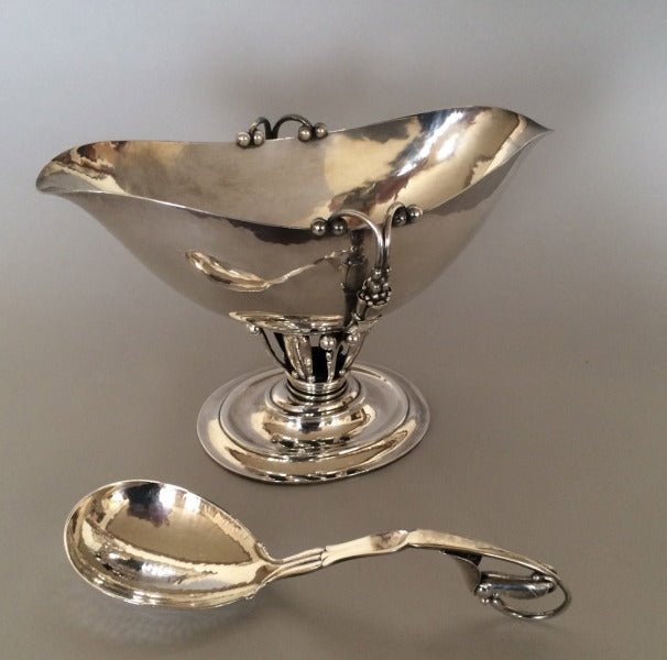 Georg Jensen Sterling Silver Extra Large Sauce Boat No. 180