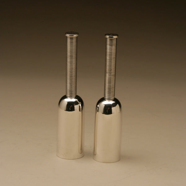 Frantz Hingelberg Sterling Silver Modernist Salt & Pepper Set Designed by Svend Weihrauch