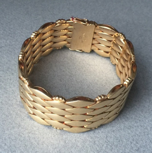 Estate Georg Jensen 18kt. Gold Bracelet No 1086 by Harald Nielsen