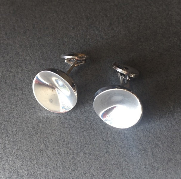 Georg Jensen Sterling Silver Cufflinks No. 74C by Nanna Ditzel