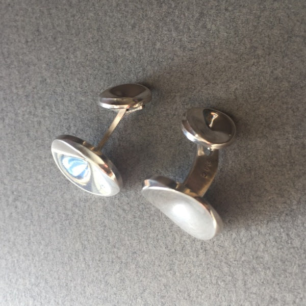 Georg Jensen Sterling Silver Cufflinks No. 74C by Nanna Ditzel