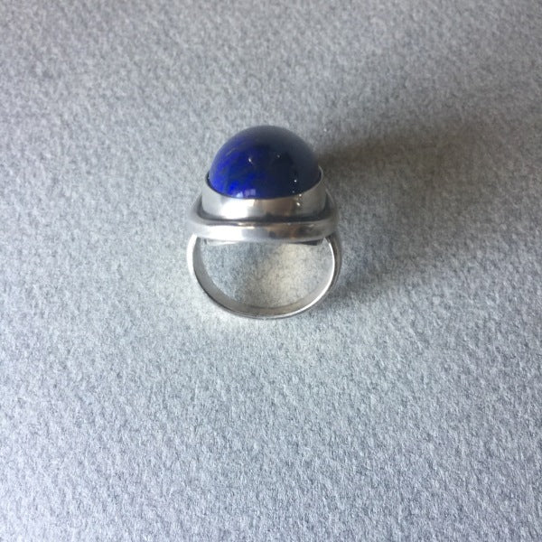 Georg Jensen Lapis Lazuli Ring No. 46E by Harald Nielsen