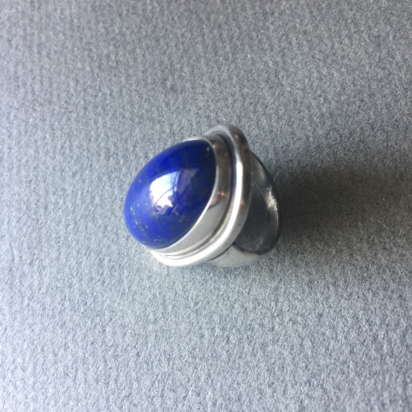 Georg Jensen Lapis Lazuli Ring No. 46E by Harald Nielsen