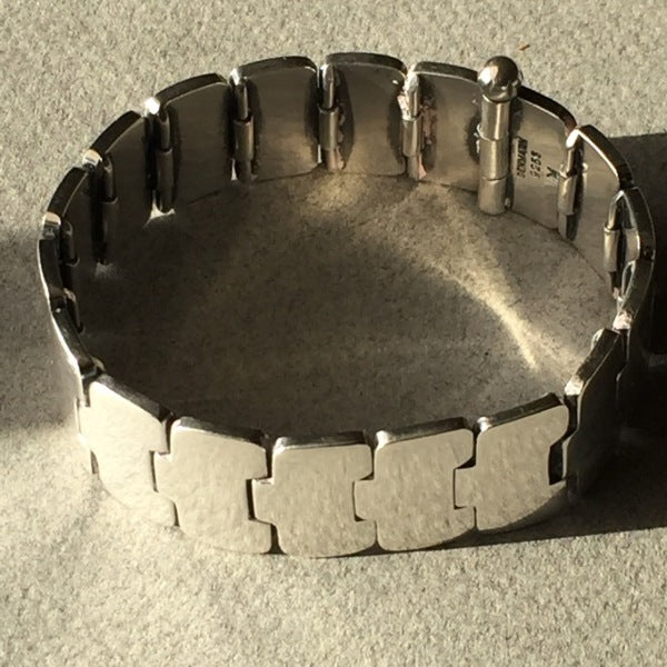 Hans Hansen Sterling Silver Modernist Bracelet