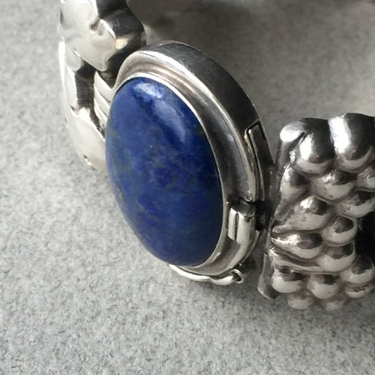 Georg Jensen "Paris" Bracelet No 30 with Lapis Lazuli Cabochon