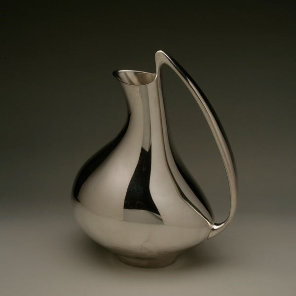 Georg Jensen Sterling Silver "Pregnant Duck" Pitcher No. 992 by Henning Koppel