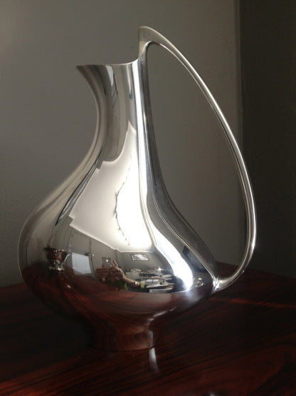 Georg Jensen Sterling Silver "Pregnant Duck" Pitcher No. 992 by Henning Koppel