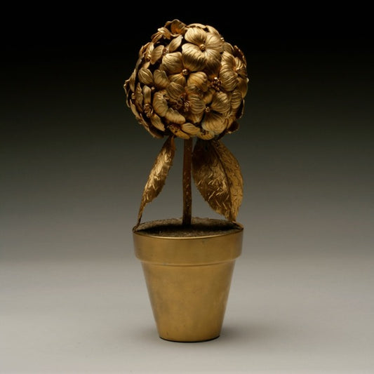 Tiffany and Co Sterling Silver and 24kt Gold Gilt "Topiary"