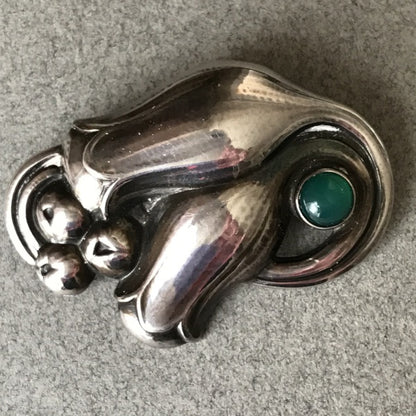 Georg Jensen Tulip Brooch No 100B