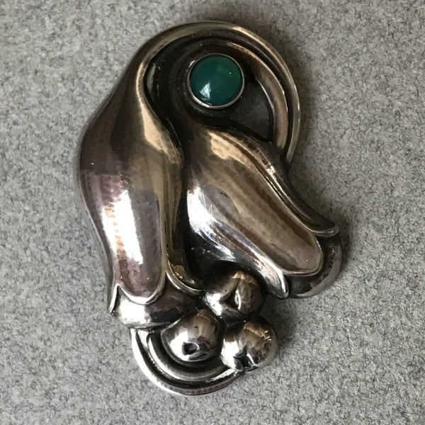 Georg Jensen Tulip Brooch No 100B