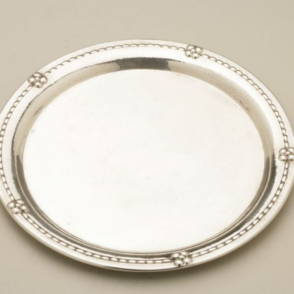 Georg Jensen round tray no. 114A