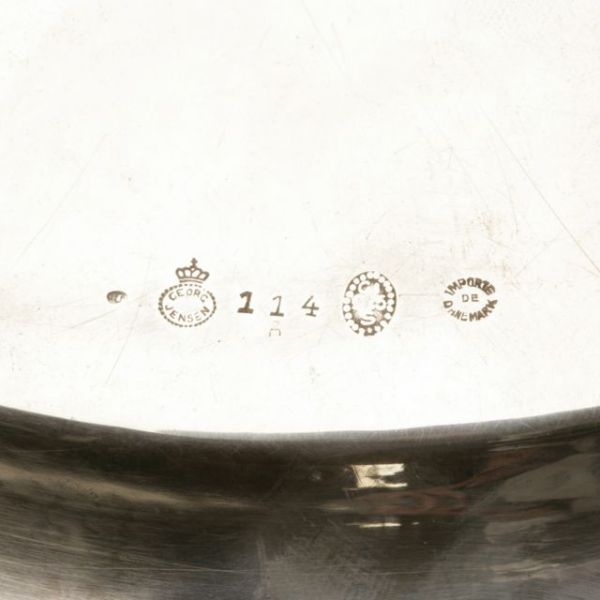 Georg Jensen round tray no. 114A