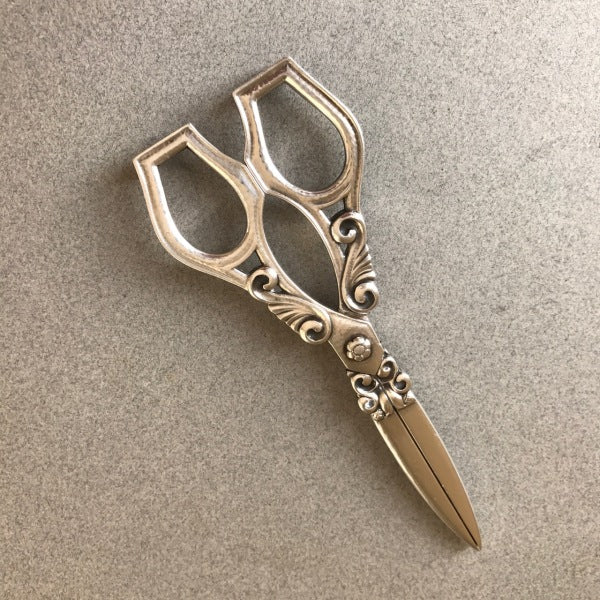 Georg Jensen Sterling Silver "Acorn" Grape Shears No.141