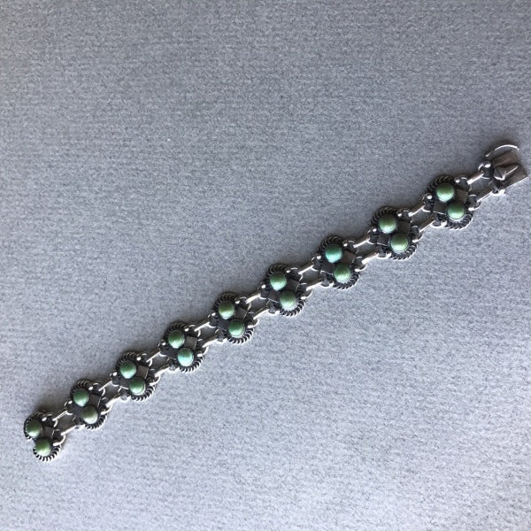 Georg Jensen Sterling Silver Bracelet No. 8 with Turquoise