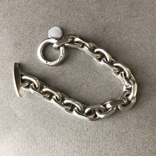 Frantz Hingelberg Extra Large Link Sterling Silver Bracelet