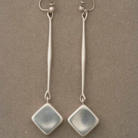 Georg Jensen Sterling Silver "Mod" Earrings by Astrid Fog No. 152