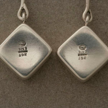 Georg Jensen Sterling Silver "Mod" Earrings by Astrid Fog No. 152