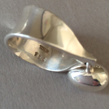 Georg Jensen Sterling Silver "Pod" Ring No. 156 by Vivianna Torun