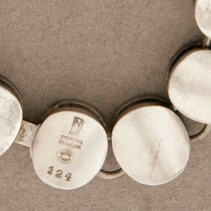 Estate Georg Jensen Sterling Silver Modern Bracelet by Nanna Ditzel No. 124