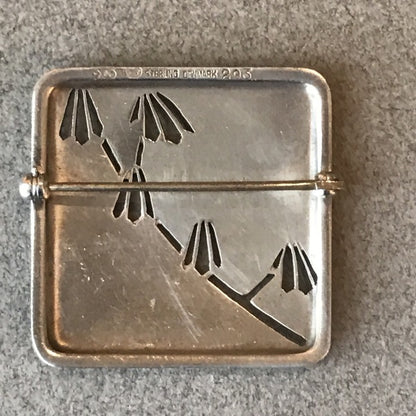 Georg Jensen Sterling Silver Brooch, No 293 By Arno Malinowski