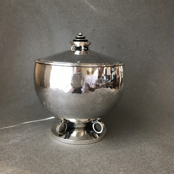 Hans Hansen Art Deco Sterling Silver Bonbonnière From 1937