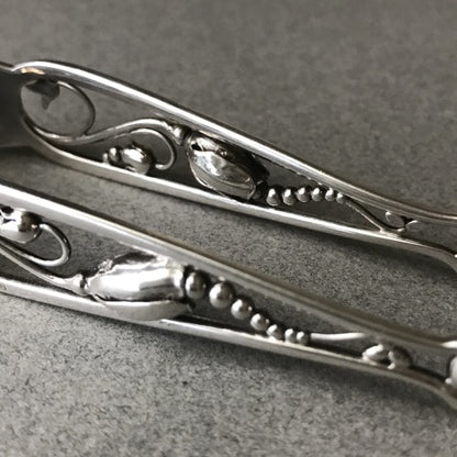 Georg Jensen Sterling Silver Blossom Tongs No. 104