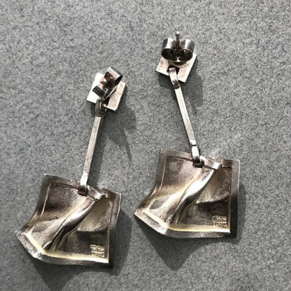 Lapponia Sterling Silver Pair of "Darina" Earrings