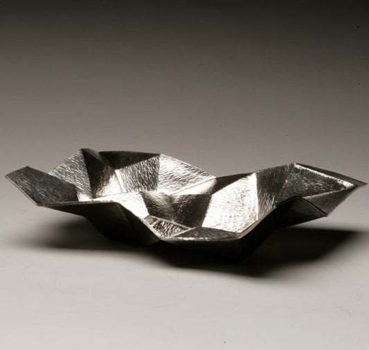 Allan Scharff One of a Kind 999 Silver "Dices" Dish