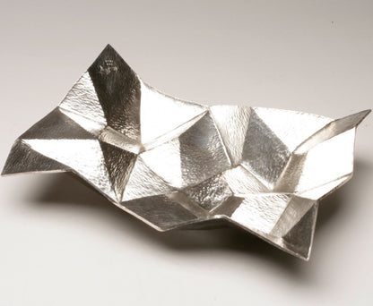 Allan Scharff One of a Kind 999 Silver "Dices" Dish