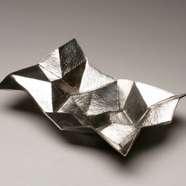 Allan Scharff One of a Kind 999 Silver "Dices" Dish