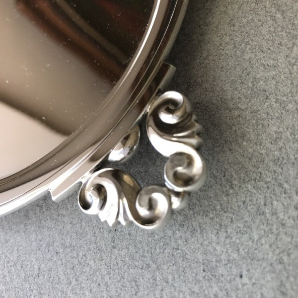 Georg Jensen Sterling Silver  "Acorn" Wine Coaster or Condiment Tray, No. 741