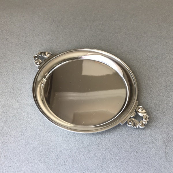 Georg Jensen Sterling Silver  "Acorn" Wine Coaster or Condiment Tray, No. 741