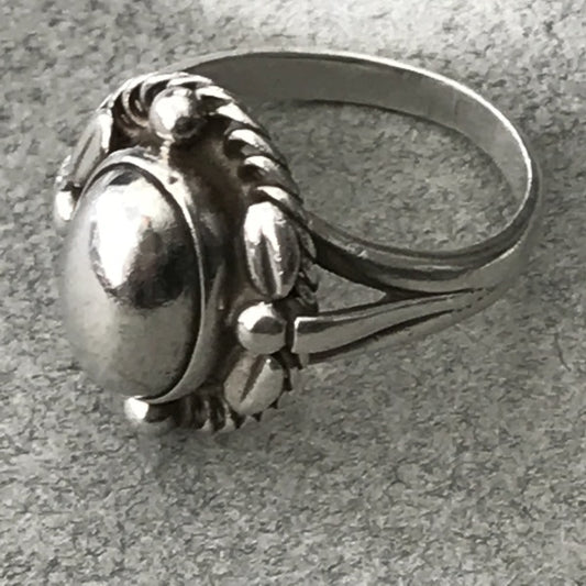 Estate Georg Jensen Sterling Silver Ring No 1A