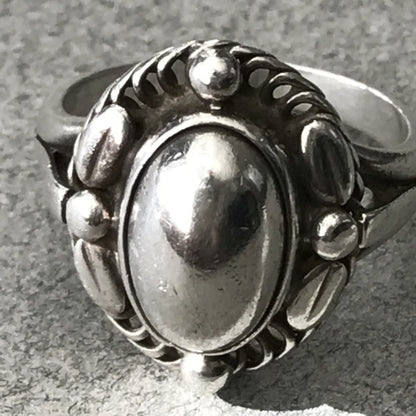 Estate Georg Jensen Sterling Silver Ring No 1A