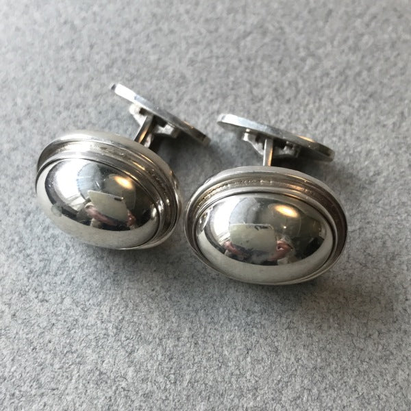 Georg Jensen Sterling Silver Large Cufflinks No 44A