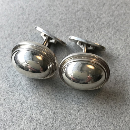 Georg Jensen Sterling Silver Large Cufflinks No 44A