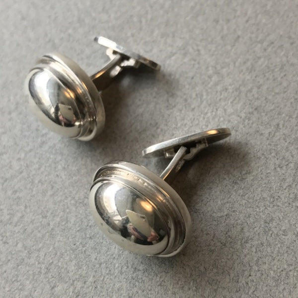 Georg Jensen Sterling Silver Large Cufflinks No 44A